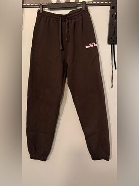 White Fox Charcoal”With Love” Cherry | Sweatpants